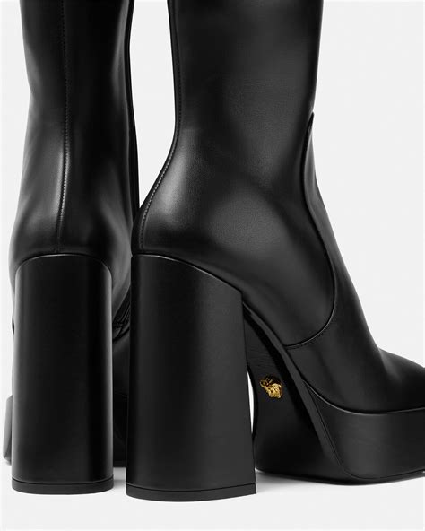 versace women's boots|versace aevitas platform boots.